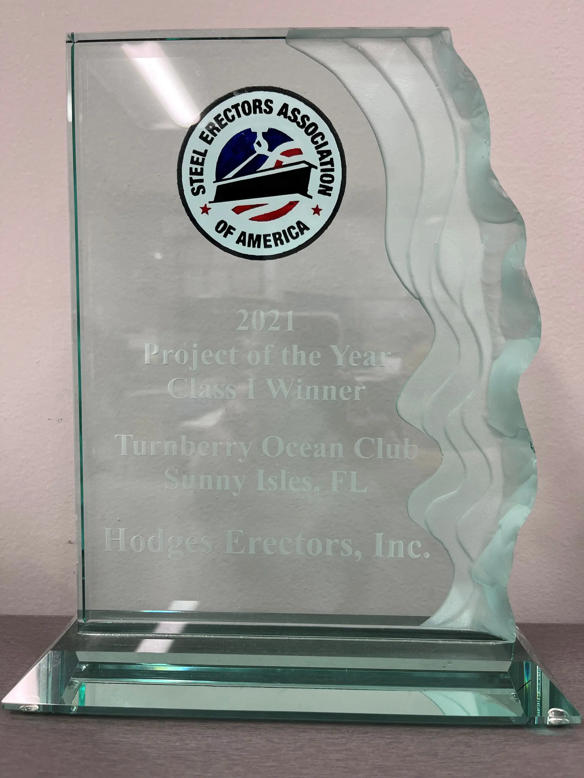 2021 Project of the Year Class I Winner